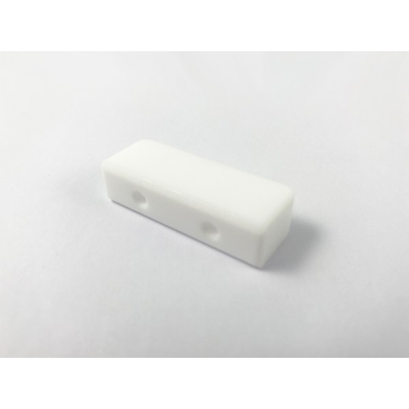 AirWave1 PTFE pretspiediena bloķētājs, 40mm x 15 mm x10mm, balts
