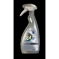 CIF Professional Stainless Steel nerūsējošā tērauda virsmu tīrīšanas līdzeklis 0,75L