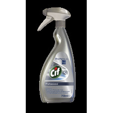 CIF Professional Stainless Steel nerūsējošā tērauda virsmu tīrīšanas līdzeklis 0,75L
