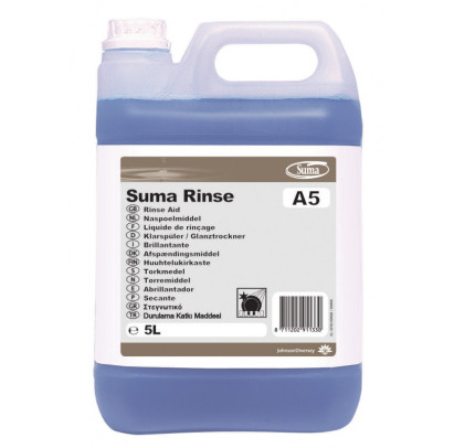 SUMA RINSE A5 skalošanas līdzeklis trauku mazgājamajai mašīnai, 5 L