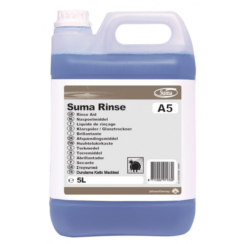 Suma RINSE A5 Skalošanas līdzeklis trauku mazgājamajai mašīnai 5L (2gab/iep)