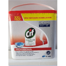 CIF All in One Trauku mazgājamo mašīnu tabletes 200 gab.