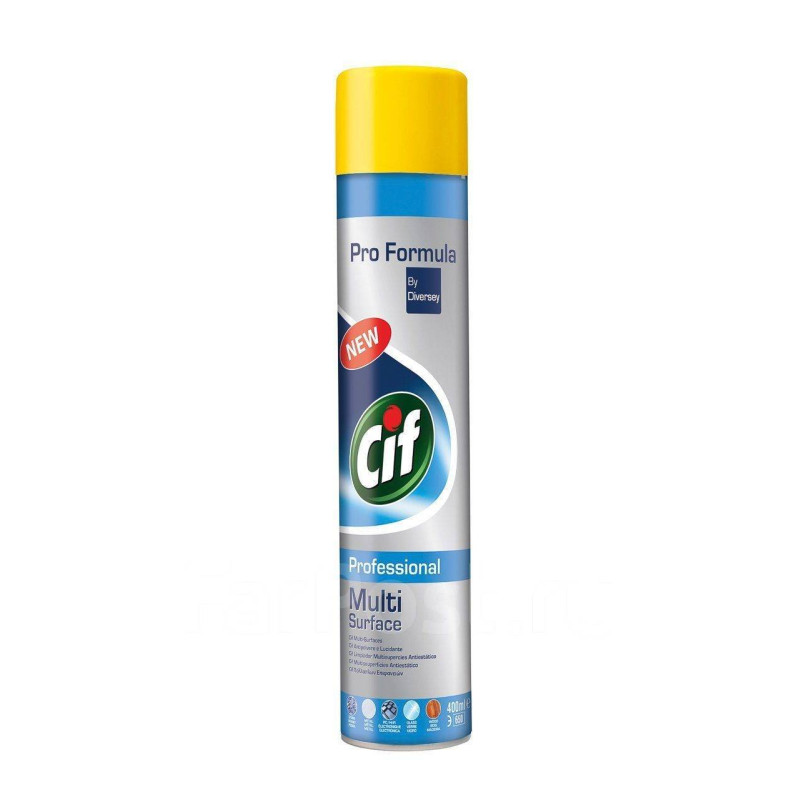 Cif Pro Multi Surface Polish - universāls tīrīšanas un pulēš. līdzeklis mēbelēm un virsmām