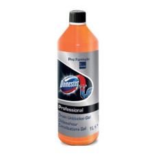 Kanalizācijas cauruļu tīrīšanas līdzeklis Domestos Drain Gel 1L (6 gab./kastē)