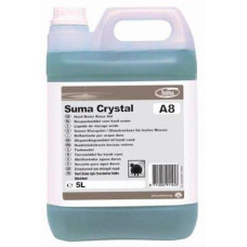 Suma CRYSTAL A8 Koncentrēts skalošanas līdzeklis trauku mazgājamām mašīnām 5L (2gab/iep)