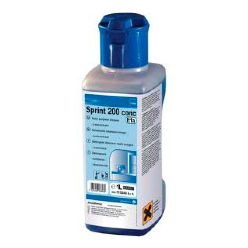 Taski Sprint 200 conc Db - Koncentrēts universāls mazgāšanas līdzeklis 1L (6gab/iep)