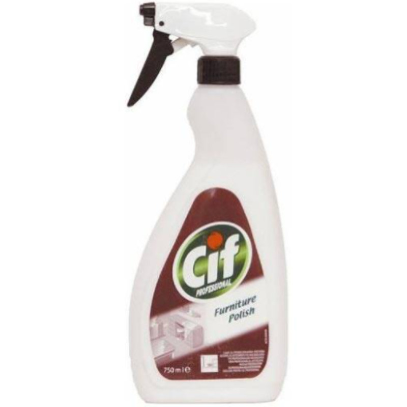 CIF WOOD POLISH Mēbeļu tīrītājs 0,75L (6 gab/iep)