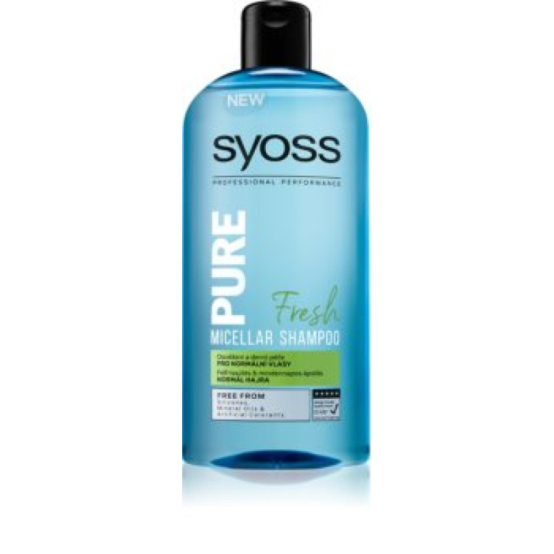 SYOSS  šampūms PURE Fresh, 500ml