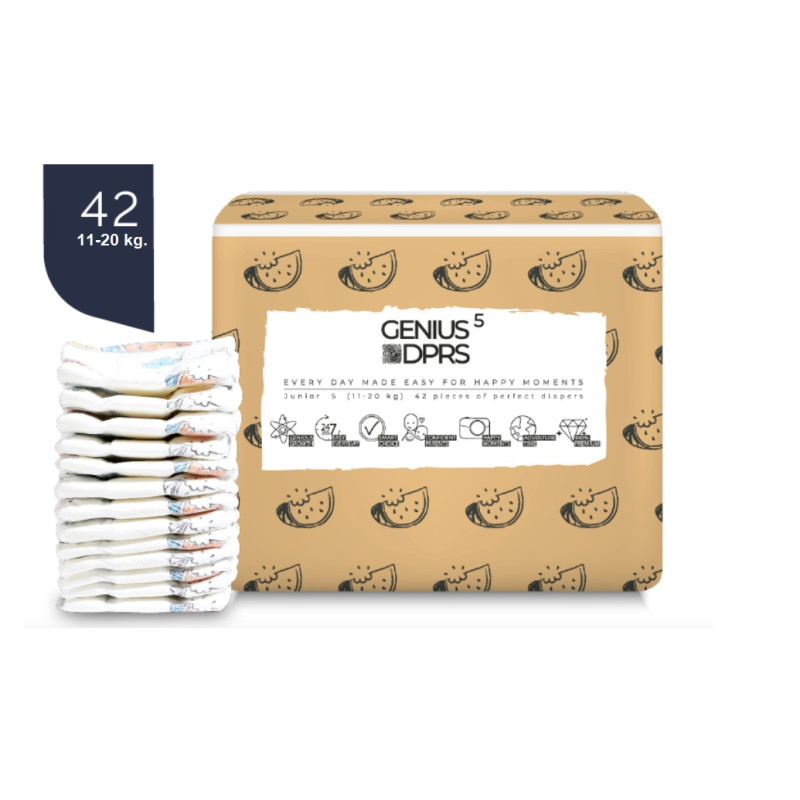 Autiņbiksītes GeGe JUNIOR, izmērs 5 (11-20 kg), 42 gab.,(4 iep/kastē)