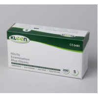 Nitrila cimdi KLEEN bez pūdera, zili, (200gab) S