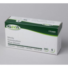 Nitrila cimdi KLEEN bez pūdera, zili, (200gab) S