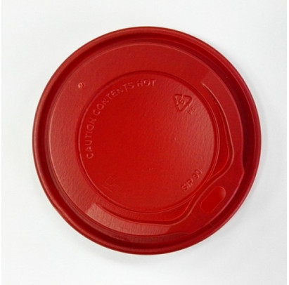 Vāciņš glāzēm 360 - 480 ml PS 90 mm sarkans, 100 gab
