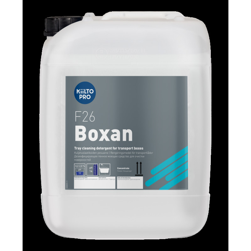 Boxan F26, sārmains mazgāšanas līdzeklis 20L = 23,5 kg