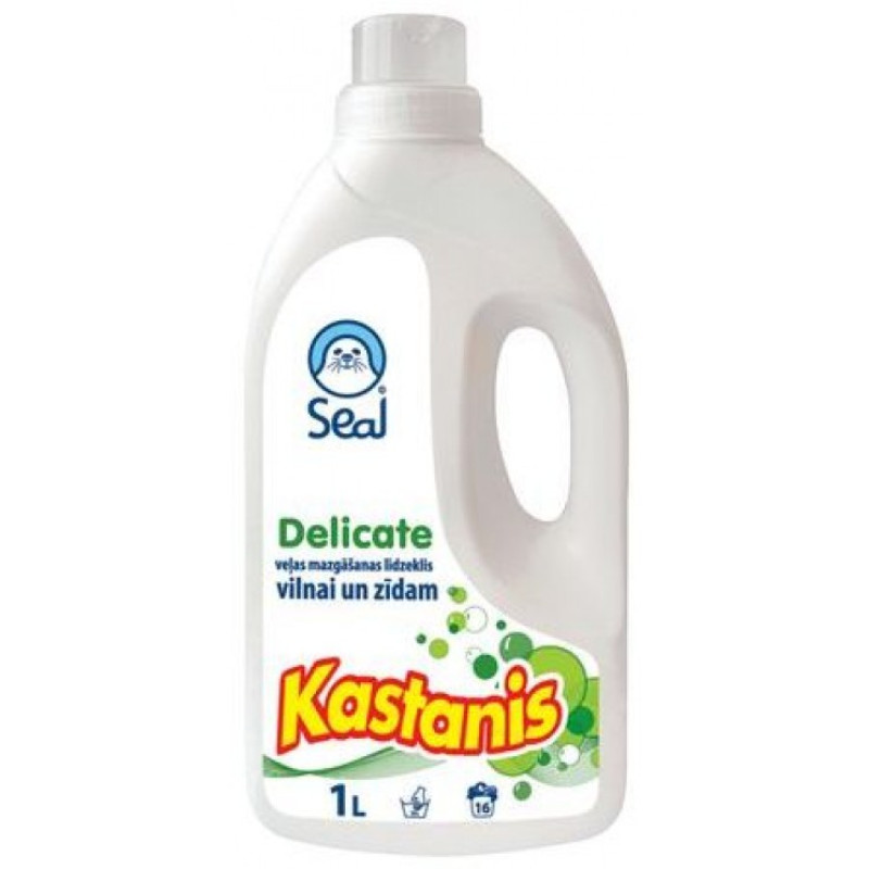 KASTANIS DELICATE šķidrais veļas mazgāšanas līdzeklis 1l
