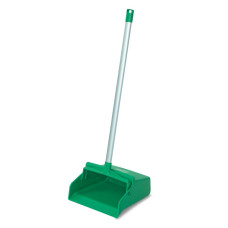 Liekšķere ar garu kātu ARICASA Hygiene, zaļa, PP/alumīnijs, (6gab/kastē)