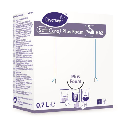 DIVERSEY Soft Care Plus Foam H42 putu ziepes rokām, 700 ml