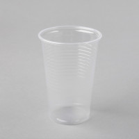 Plastmasas glāzes 200ml, caurspīdīgas, PP, iepakojumā 100gab.