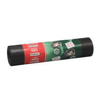 Atkritumu maisi 300L, 110x130cm, pelēki, 45mikr, LDPE, MERKANT, 5gab/rul, 8rul/kastē