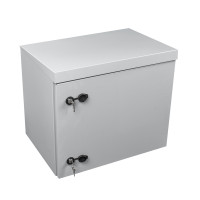 Sienas skapis Opton, Rack 19" 9U, 59/52/43, ar masta kronšteinu, tērauds