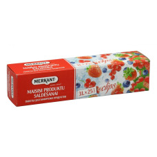 Maisiņi produktu saldēšanai, 3L, 25x32 cm, 25 gab/iep., (24 iep./kastē)