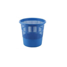 Plastmasas papīrgrozs sietiņveidīgs 10l, zils