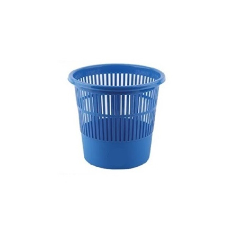 Plastmasas papīrgrozs sietiņveidīgs 10l, zils