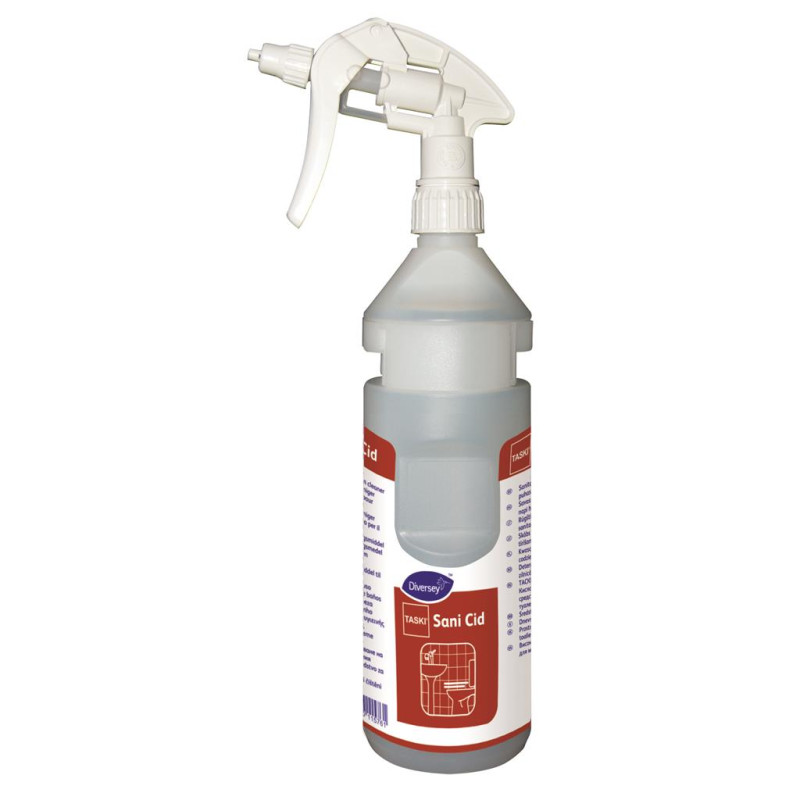 Pudele ar smidzinātāju TASKI Sani Cid conc., 750 ml, tukša, (6 gab/kastē)