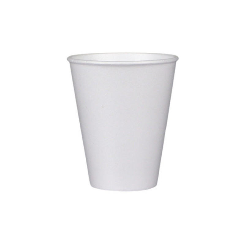 Termoglāzes, baltas, 250ml, 50gab., polistirols, (20 iep/kastē)