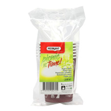 MERKANT Papīra glāzes, 230ml, ø80mm, 1 sl, 6 gab/ 40iep. kastē