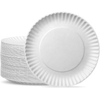 Papīra šķīvji, ø23cm, 100gb., 0,958 kg, (10iep/kastē)