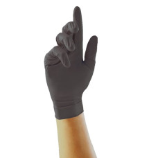 Nitrila cimdi BLACK-TECH Pro, melni, 100gab., izmērs M (7-8)