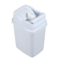 Atkritumu tvertne Locked Easy, 10L, balta,19x24x34 cm, (24 gab/kastē)