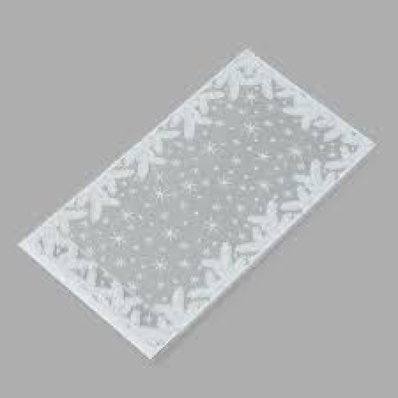 BOPP maiss Egļu zari balti 14x26+3F 35 my