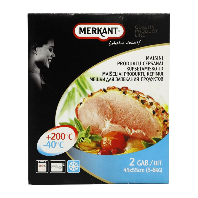 Maisiņi produktu cepšanai Merkant 45x55cm 2gab. 24 iep kastē
