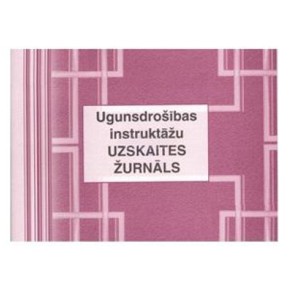 Ugunsdrošības instruktāžu uzskaites žurnāls A5 48 lapas