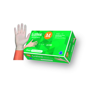 Lateksa Cimdi GENTLE TOUCH, ar pūderi, XL izmērs, 100gab