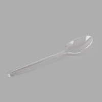 Plastmasas ēdamkarotes 18,5cm, caurspīdīgas, iepakojumā 50gab. (40iep/kastē)