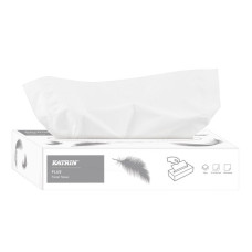 Katrin Plus Facial, kosmētiskās salvetes, 2-slāņu, 100 loksnes/kastītē, 40 kastītes/iepako