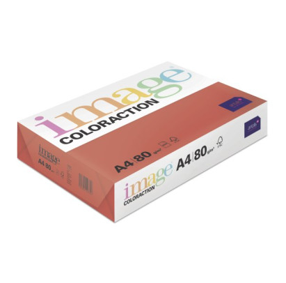 Krāsains papīrs A4, 80g/m2, 500 loksnes, Chile/dziļi sarkana krāsā, Image Coloraction