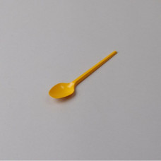 Plastmasas Tējkarotes 12,5cm, dzeltenas, PS (15 gb/iep, 60 iep kastē)