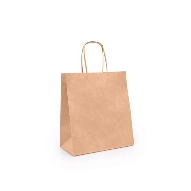 Papīra maisiņi 22x10,5x36cm ar plakaniem rokturiem, zili, iepakojumā 25gab/kastē 10 iep