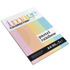 Coloraction Pastel Rainbows A4 80 g/m² (7 krāsas x 10 lapas)
