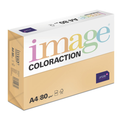 Krāsains papīrs A4, 80g/m2, 500 loksnes, Acapulco/neona oranža, Image Coloraction