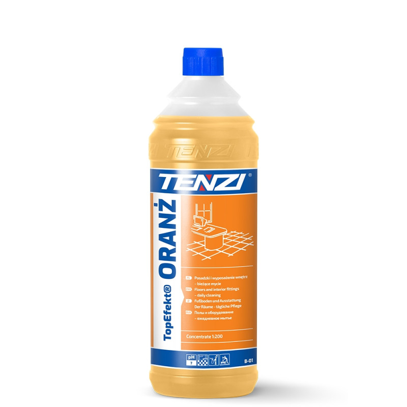 Grīdas mazgašanas līdzeklis TENZI TopEfekt Oranž 1L (12gb/kastē)