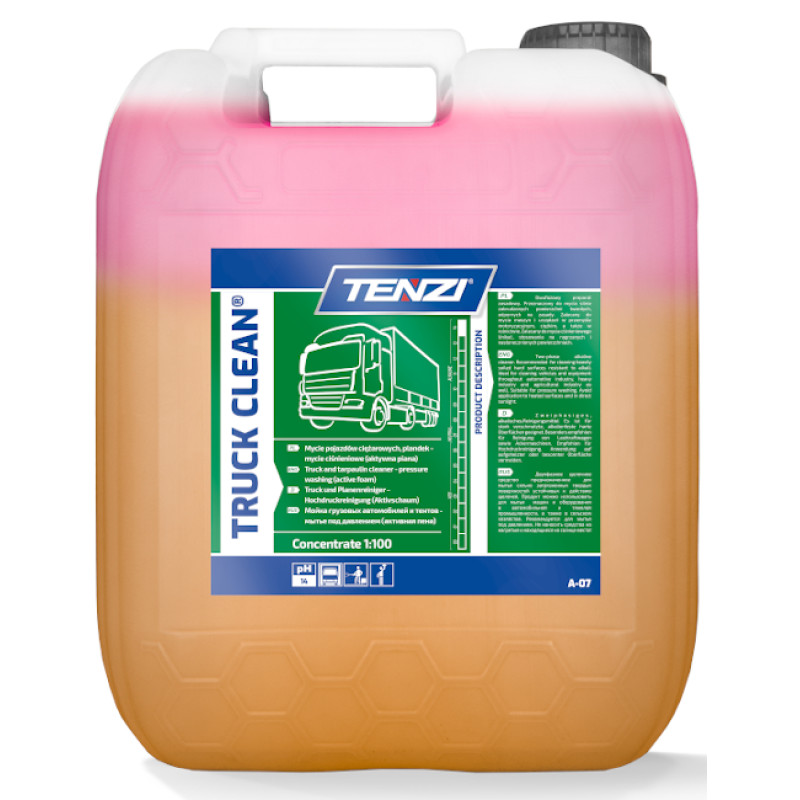 Aktīvās putas kravas auto mazgāšanai TENZI TRUCK CLEAN 20L (1gb/kastē, 24gb/pll)