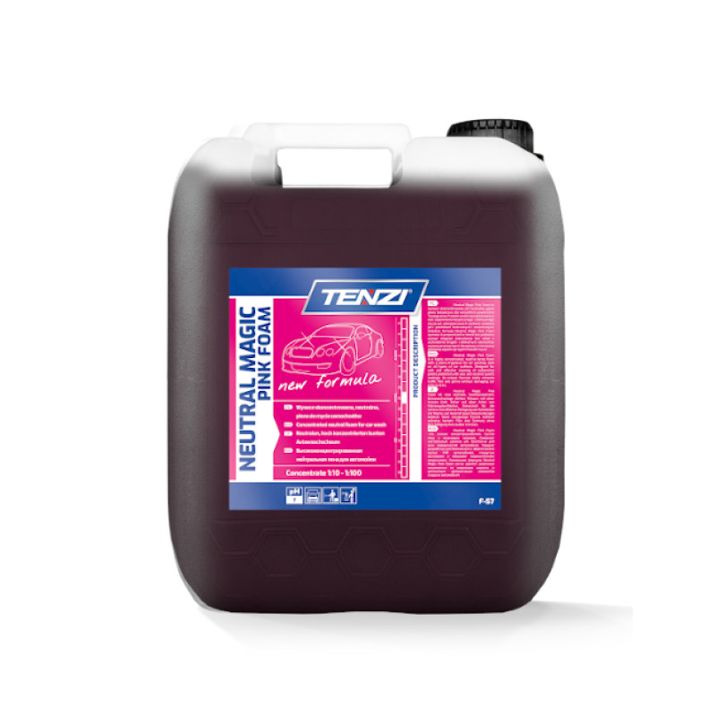 Neitrālas putas auto mazgāšanai TENZI Neutral Magic Foam Pink 5L (1gb/iep, 120gb/pll)