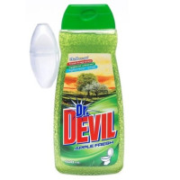 Tualetes podu bloks ar uzpildes želeju Dr.Devil Apple Fresh, 400ml