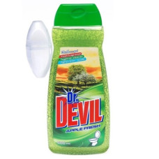 Tualetes podu bloks ar uzpildes želeju Dr.Devil Apple Fresh, 400ml