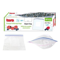 Maisiņi produktu saldēšanai, Duble ZIP/1L 20gb/128g
