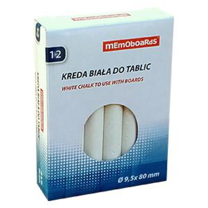 Krītiņi baltie MEMOBOARDS (12gb/iep)